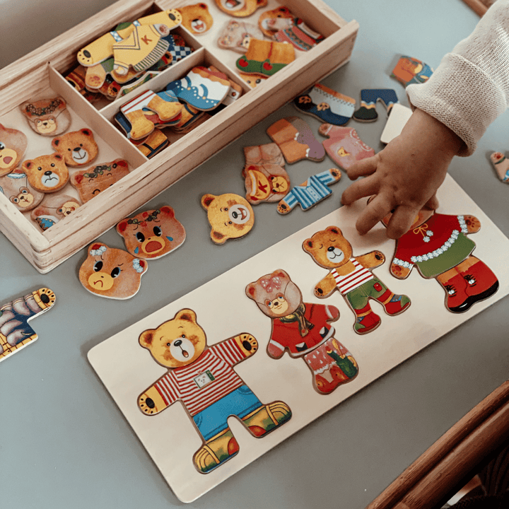 Wooden Puzzle Boris Bear