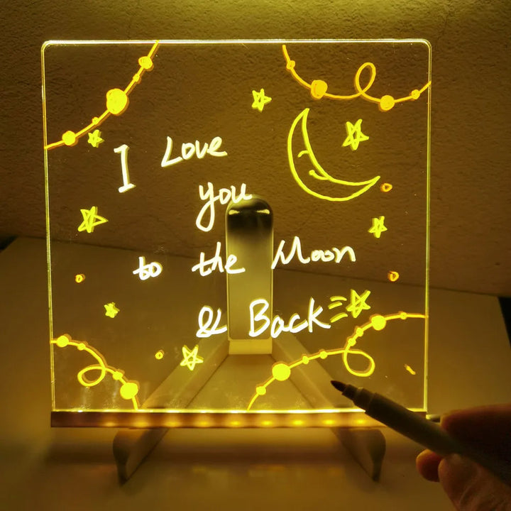 Drawing Light™ - Radiant Tales - Light-Up Drawing Board Kiddo Corner Toy Drawing Tablets